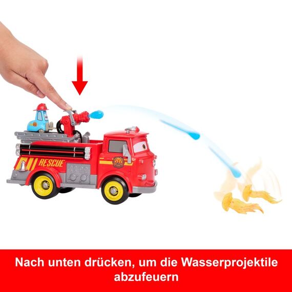 Disney Pixar Cars Radiator Springs Rennen & Retten Feuerwehrauto Red und Guido mit Zubehörteilen, 9 image
