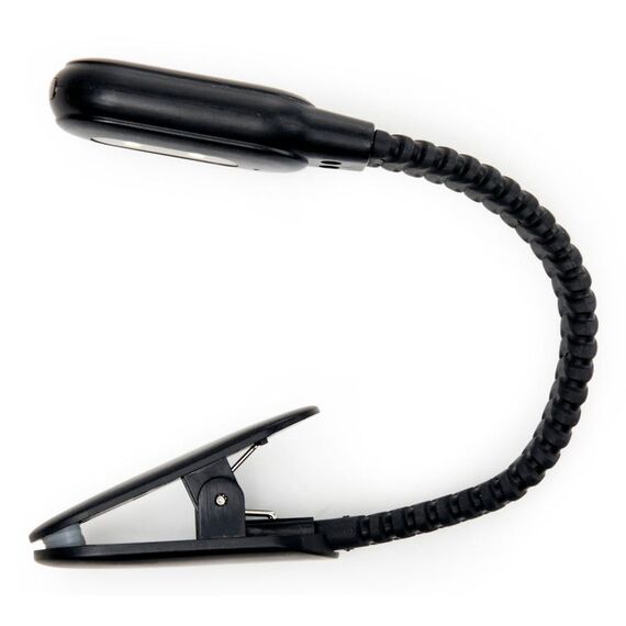 Kikkerland 612615101326 Taschenlampe Schwarz Clip Taschenlampe LED, Farbe: Schwarz
