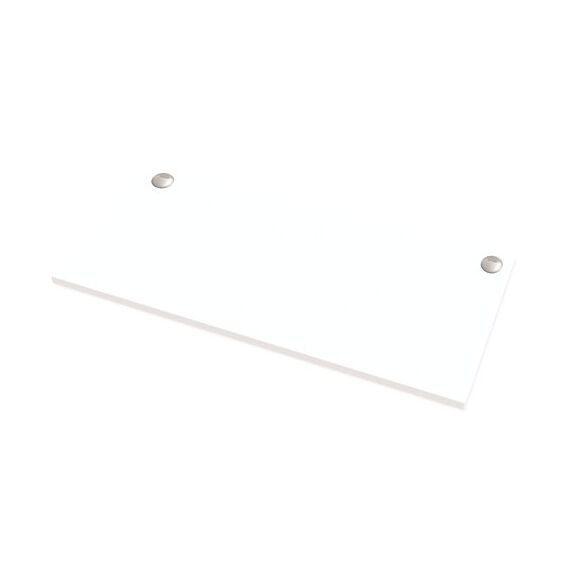 Fellowes 9870001 Computer-Tischaufsatz Rechteckige Form Melamin, PVC Weiß, Farbe: Weiß