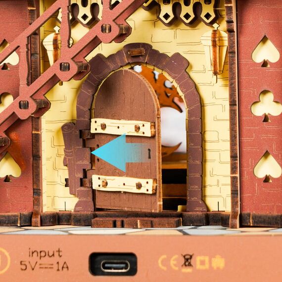 ROBOTIME LC901C DIY-Miniatur-Haus/Bücherecke 3D-Puzzle, 4 image