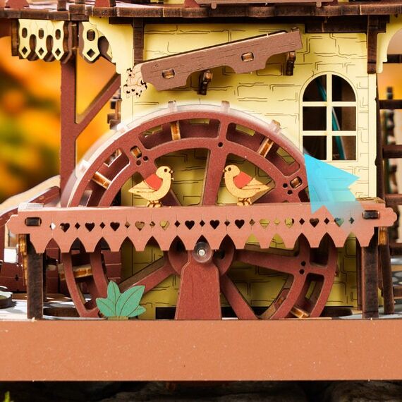 ROBOTIME LC901C DIY-Miniatur-Haus/Bücherecke 3D-Puzzle, 5 image