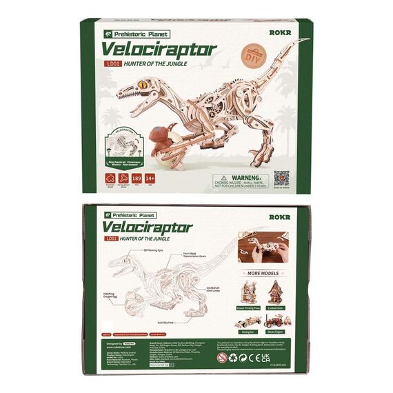 ROBOTIME LD01 Puzzle 3D-Puzzle 189 Stück(e) Tiere, 7 image