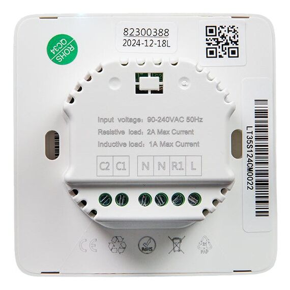 Shelly LinkedGo Smart floor heating Thermostat Weiß, 3 image