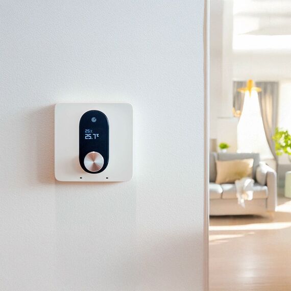 Shelly LinkedGo Smart floor heating Thermostat Weiß, 5 image