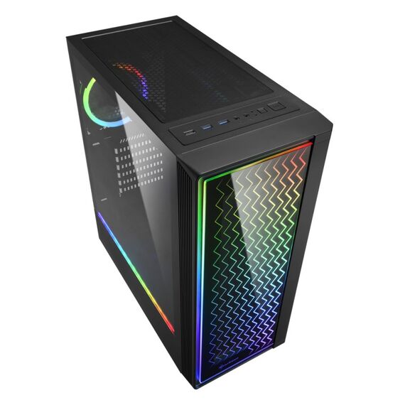 Sharkoon RGB LIT 200 Midi Tower Schwarz, 3 image
