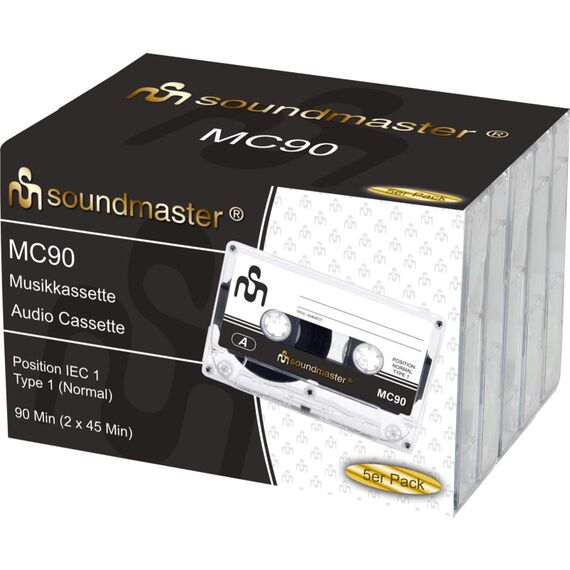 Soundmaster MC90 Audiokassetten 90 min 5 Stück(e), 3 image