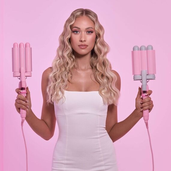 Mermade Hair Waver Lockenstab Warm Pink 2,5 m, 12 image