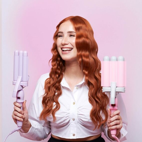 Mermade Hair Waver Lockenstab Warm Pink 2,5 m, 13 image