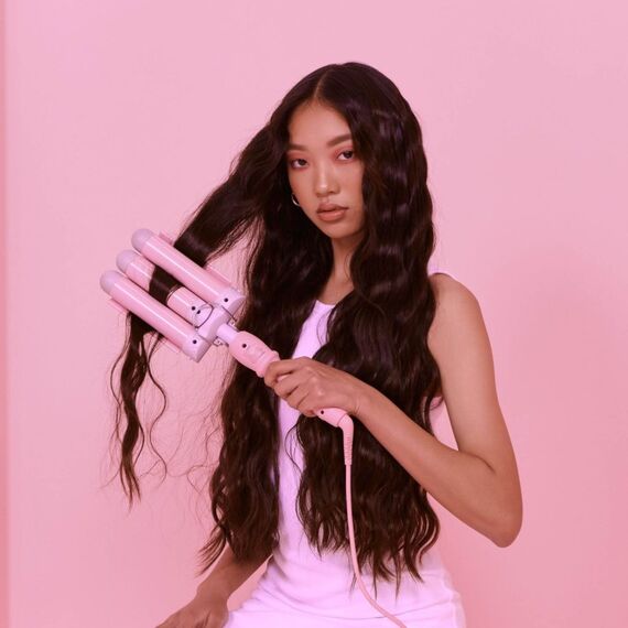 Mermade Hair Waver Lockenstab Warm Pink 2,5 m, 10 image