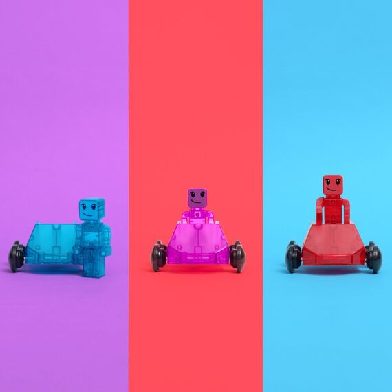 Magna-Tiles Dashers 6-Piece Set, 5 image
