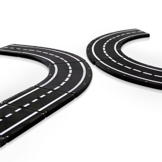 Magna-Tiles XTRAS: Roads 12-Piece Set, 3 image