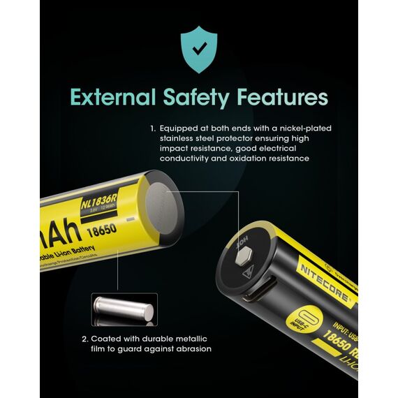 Nitecore NL1836R Industrieakku Lithium-Ion (Li-Ion) 3600 mAh 3,6 V, 7 image