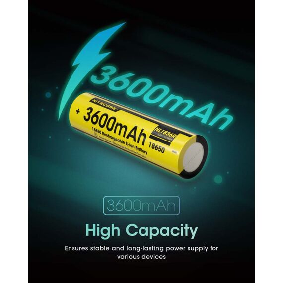 Nitecore NL1836R Industrieakku Lithium-Ion (Li-Ion) 3600 mAh 3,6 V, 9 image