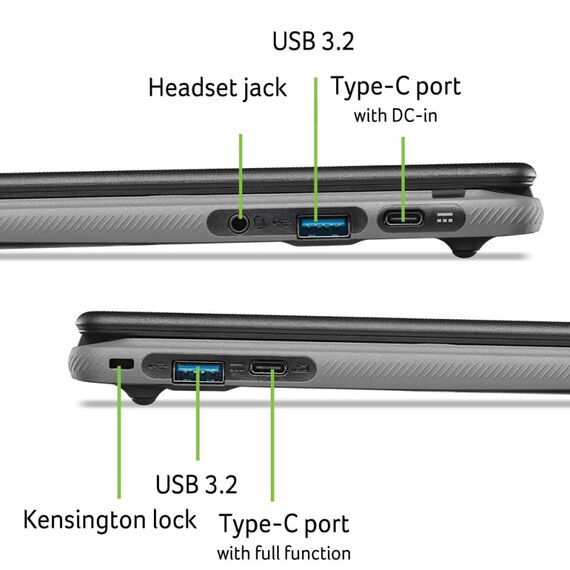 Acer Chromebook Spin 311, MT Kompanio 540