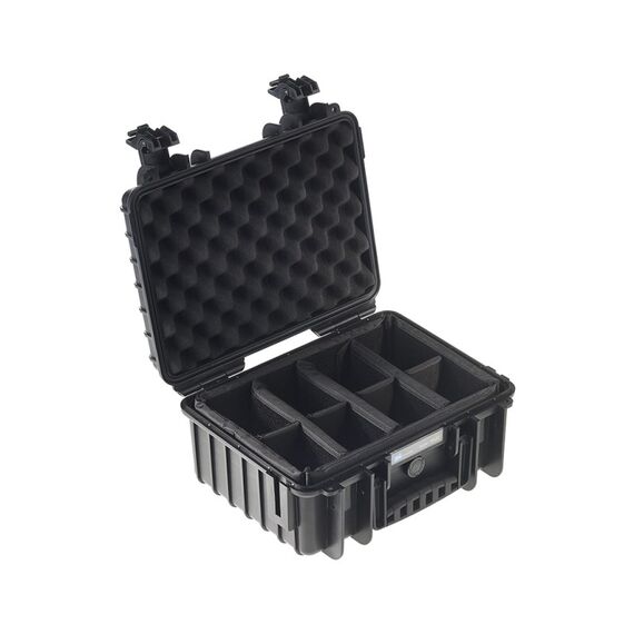 B&W Cases 3000/B/RPD Ausrüstungstasche/-koffer Aktentasche/klassischer Koffer Schwarz