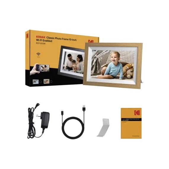 Kodak RCF-1012W Digitaler Bilderrahmen Weiß 25,6 cm (10.1") Touchscreen WLAN, 3 image