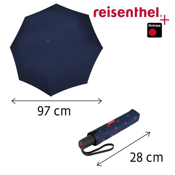 Reisenthel pocket duomatic Blau Fiberglas, Stahl Kompakt Regenschirm, 3 image
