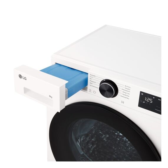 LG RT80X7 Wäschetrockner Freistehend Frontlader 8 kg Weiß, 3 image