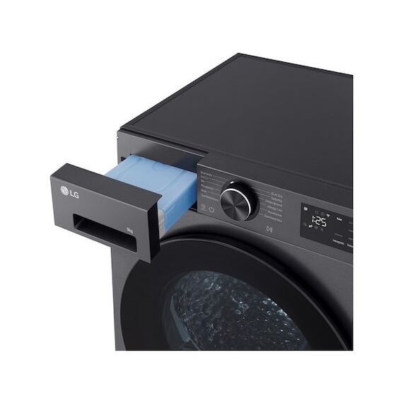LG RT90X7B Wäschetrockner Freistehend Frontlader 9 kg Schwarz, 3 image