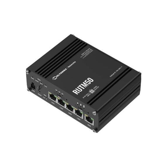 Teltonika RUTM50 WLAN-Router Gigabit Ethernet Dual-Band (2,4 GHz/5 GHz) 5G Schwarz, 2 image