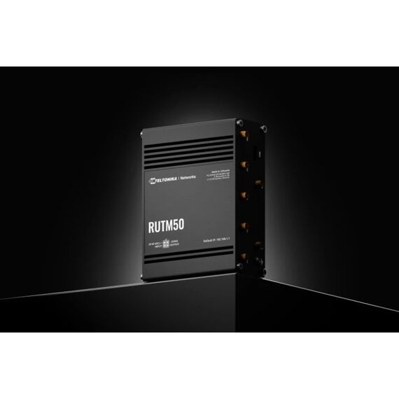 Teltonika RUTM50 WLAN-Router Gigabit Ethernet Dual-Band (2,4 GHz/5 GHz) 5G Schwarz, 4 image