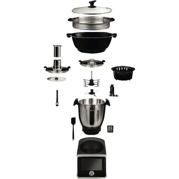 Schneider AG SCH-RBC-4501 Küchenmaschine 1000 W 4,5 l Schwarz, Edelstahl Integrierte Waagen, 2 image