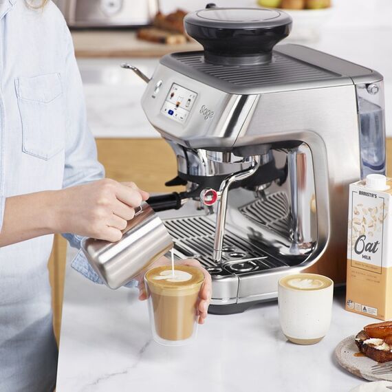 Sage the Barista Touch Impress Vollautomatisch Espressomaschine 2 l, Farbe: Gebürsteter Stahl, Edelstahl, 13 image