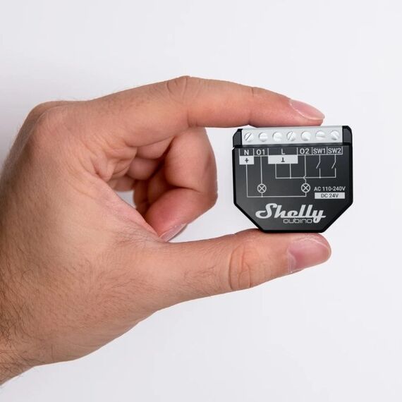 Shelly Qubino WAVE 2PM Intelligenter Schalter Schwarz, 4 image
