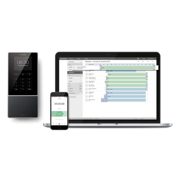 Safescan TimeMoto TM-616 Schwarz Näherungskarte AC TFT Ethernet/LAN, 6 image
