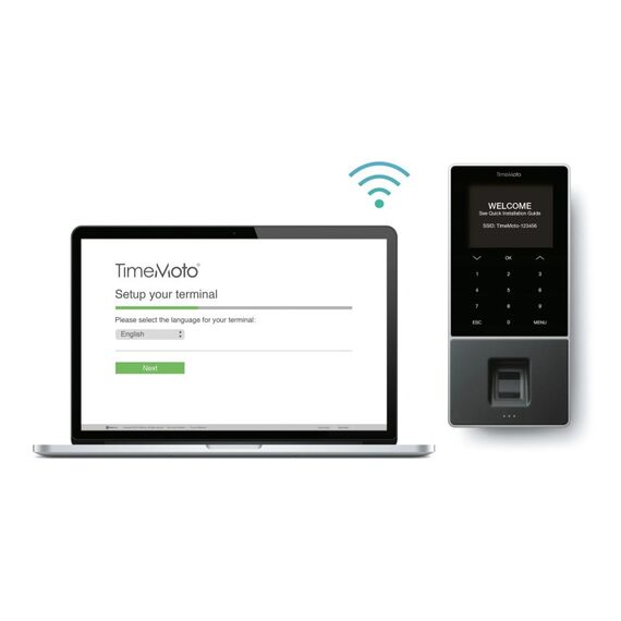 Safescan TM-828 SC Schwarz Fingerabdruck, Passwort, Näherungskarte, Smart card Gleichstrom TFT Ethernet/LAN, 12 image