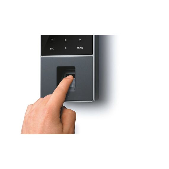 Safescan TM-828 SC Schwarz Fingerabdruck, Passwort, Näherungskarte, Smart card Gleichstrom TFT Ethernet/LAN, 4 image