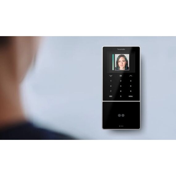 Safescan TM-838 SC Schwarz Gesichtserkennung, Passwort, Näherungskarte, Smart card Gleichstrom TFT Ethernet/LAN, 4 image