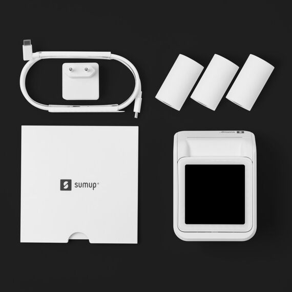 SumUp Solo Smart-Card-Lesegerät Batterie Wi-Fi + 4G Weiß, 7 image