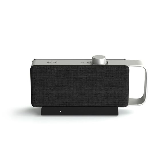 FALLER OSKAR Tragbarer Mono-Lautsprecher Schwarz, Silber 4 W