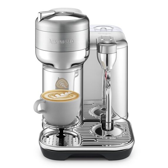 Sage the Vertuo Creatista Vollautomatisch Espressomaschine 2 l, Farbe: Gebürsteter Stahl, Edelstahl