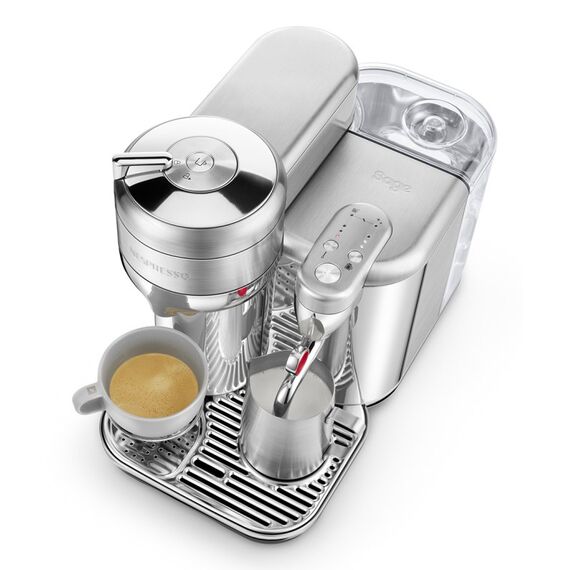 Sage the Vertuo Creatista Vollautomatisch Espressomaschine 2 l, Farbe: Gebürsteter Stahl, Edelstahl, 2 image