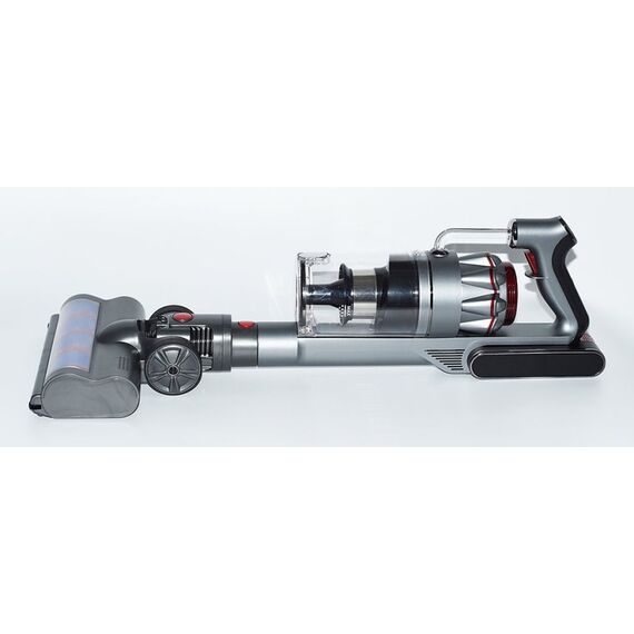 Ohmex OHM-VVC-2590 Stabstaubsauger/Elektrischer Besen 2-in-1-Stabstaubsauger Batterie Trocken HEPA Beutellos 0,35 l 300 W Schwarz, Rot, Edelstahl 2,2 Ah, 4 image