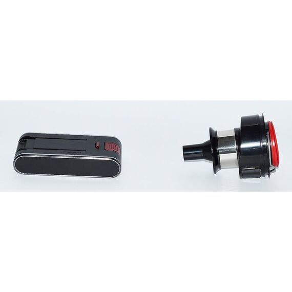 Ohmex OHM-VVC-2590 Stabstaubsauger/Elektrischer Besen 2-in-1-Stabstaubsauger Batterie Trocken HEPA Beutellos 0,35 l 300 W Schwarz, Rot, Edelstahl 2,2 Ah, 9 image