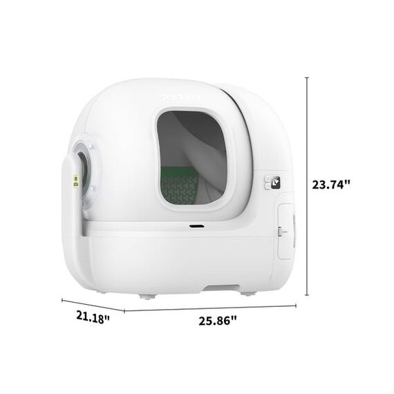 PETKIT Purobot Max Pro Katze Offene Katzentoilette Weiß, 3 image