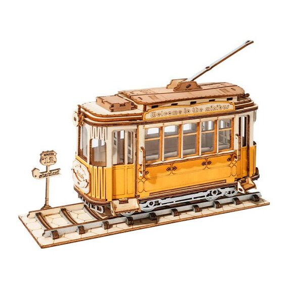 ROBOTIME TG505 Puzzle 3D-Puzzle 145 Stück(e) Straßenbahn