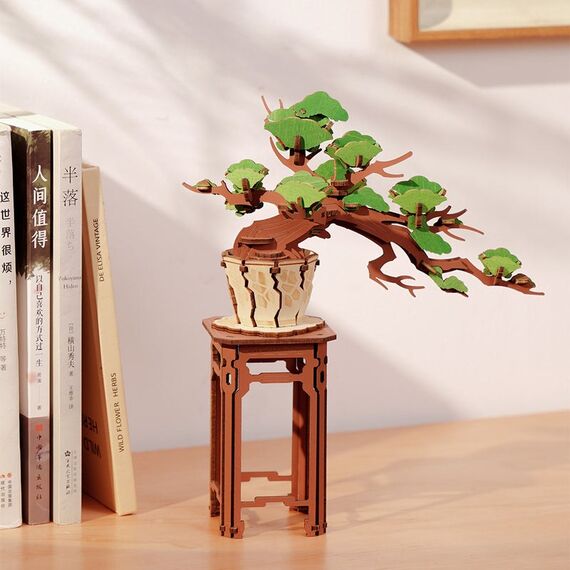 ROBOTIME Immergrüner Pinien Bonsai 3D-Puzzle 115 Stück(e) andere, 4 image