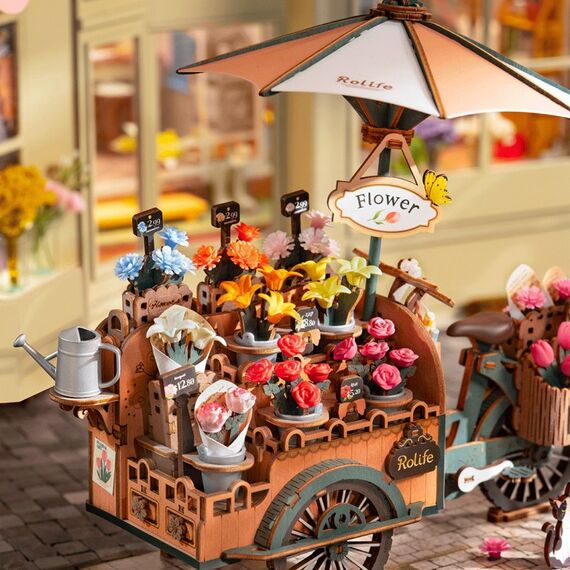 ROBOTIME Blossom Cart 3D-Puzzle 187 Stück(e) Stadt, 4 image