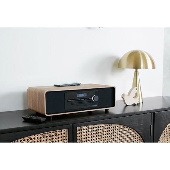 Thomson MIC300IDABBT Home-Stereoanlage Heim-Audio-Mikrosystem 60 W Schwarz, Holz, Farbe: Schwarz, Holz, 3 image