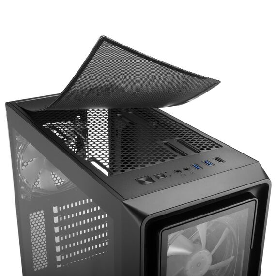 Sharkoon TK4 RGB Midi Tower Schwarz, 5 image