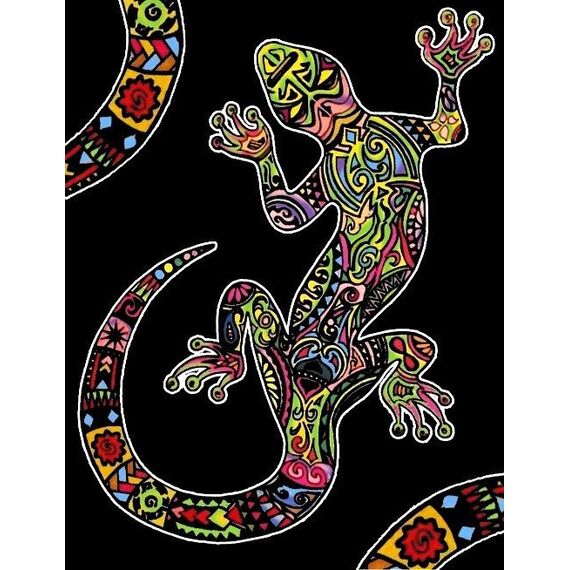 Tataruga Geco Einzel Ausmalbild, 3 image