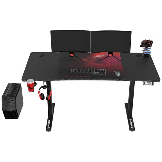 Ultradesk Level V2 Schwarz, Rot, Farbe: Schwarz, Rot, 3 image