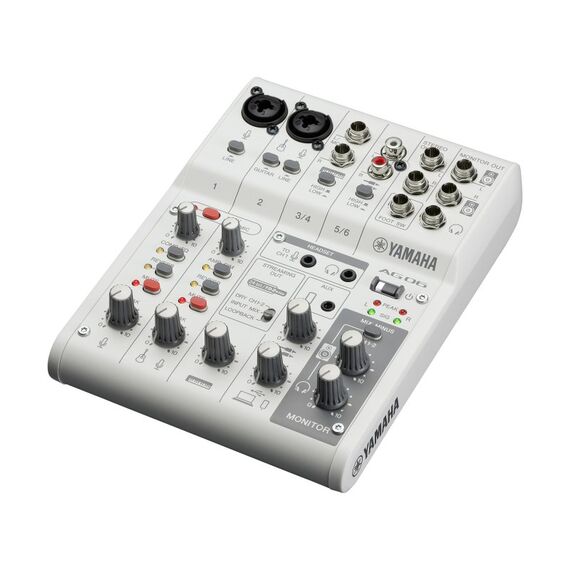 Yamaha AG06 MK2 White 6 Kanäle Weiß, 2 image