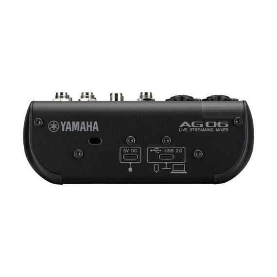Yamaha AG06MK2 6 Kanäle Schwarz, 3 image