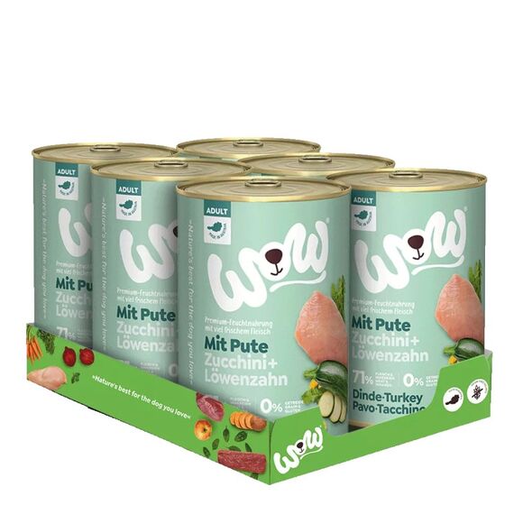 WOW.Pet 9120063681518 Hunde-Dosenfutter Türkei Adult 400 g, 2 image