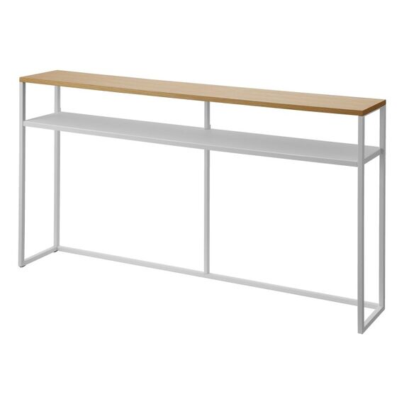 Yamazaki Konsolentisch mit Regal, Farbe: Weiß, Holz